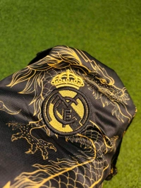 Madrid 24/25 Black & Gold Dragon Jersey With Short - S