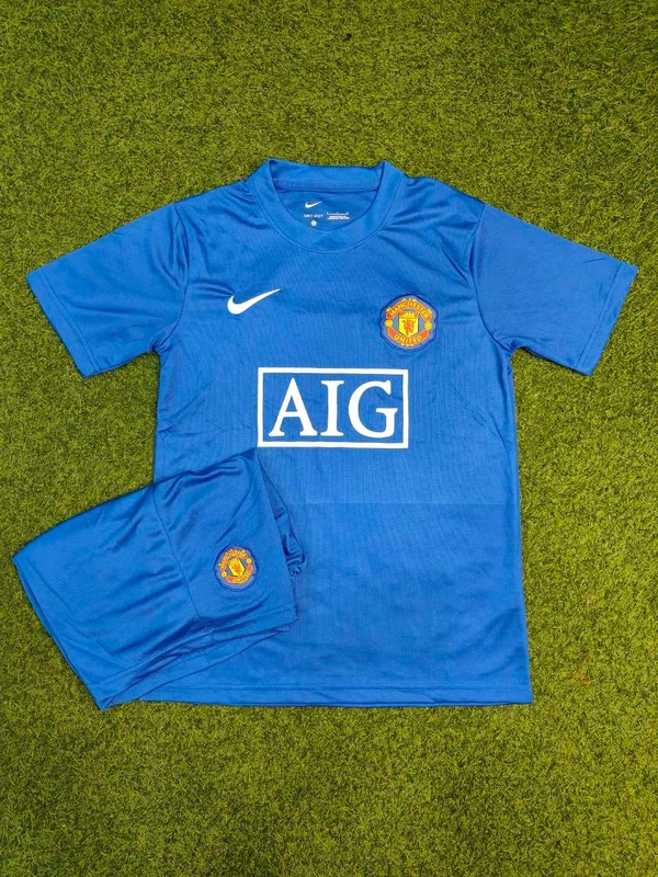 Retro Manchester United 2008 3rd Jersey With Short - XL