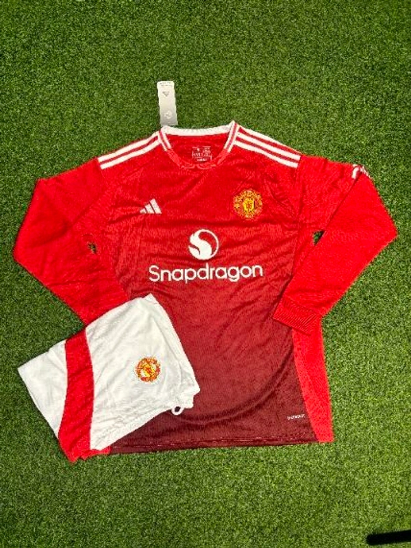 Manchester United 24/25 Home Full Sleeve With Short - S