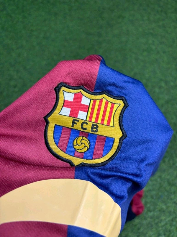 Barcelona 24/25 Home Long Sleeve Jersey With Short - L