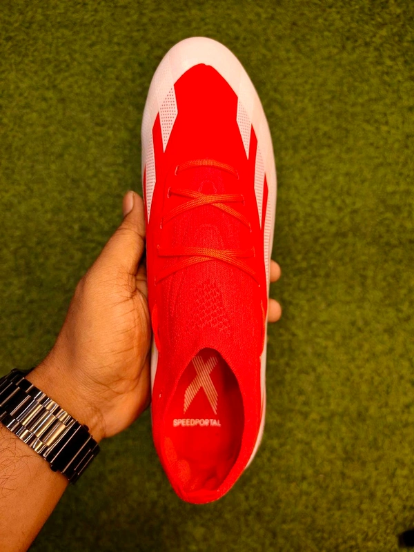 CrazyFast Red Colour Low Ankle - 7.5