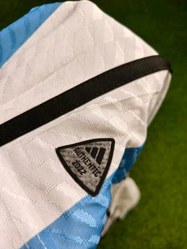 Argentina 2022 World Cup Home Jersey Player Edition 3 Star - M