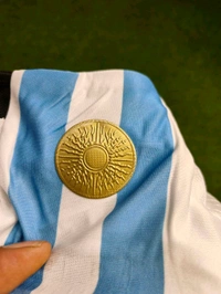 Argentina 2022 World Cup Home Jersey Player Edition 3 Star - M