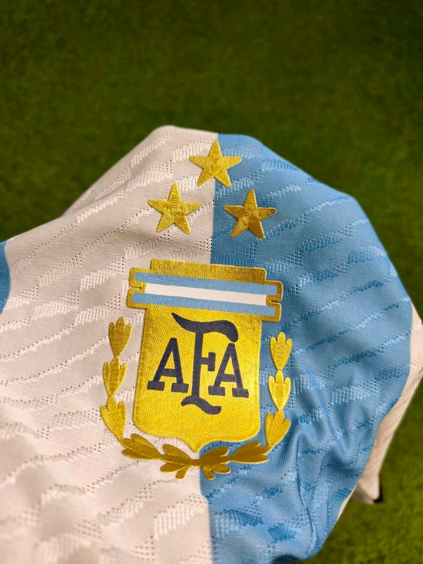 Argentina 2022 World Cup Home Jersey Player Edition 3 Star - XXL