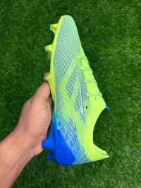 Ultra Green And Blue Colour With Lace - 8