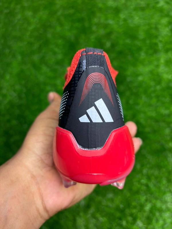 Predator Foldover Elite Black And Red Colour With Lace - 6