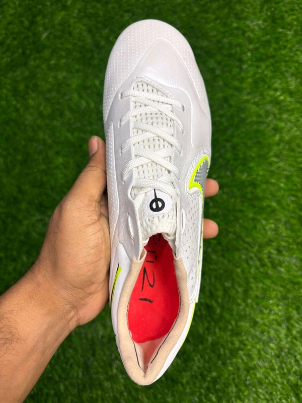 Tiempo Legend 9 Elite White Colour With Lace - 7.5