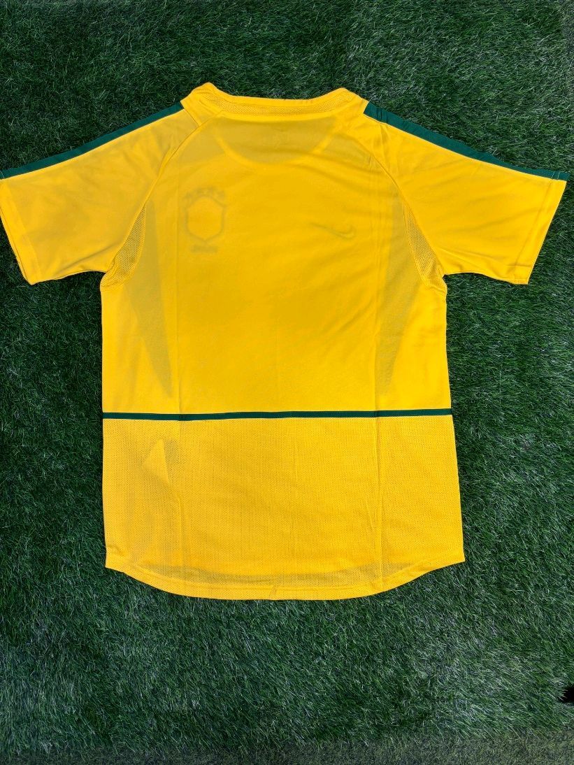 Brazil 2002 World Cup Home Retro Jersey