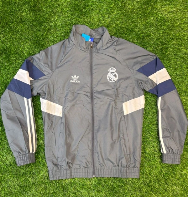 Madrid Gray Colour Track Top - S