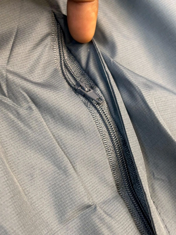 Madrid Gray Colour Track Top - XL