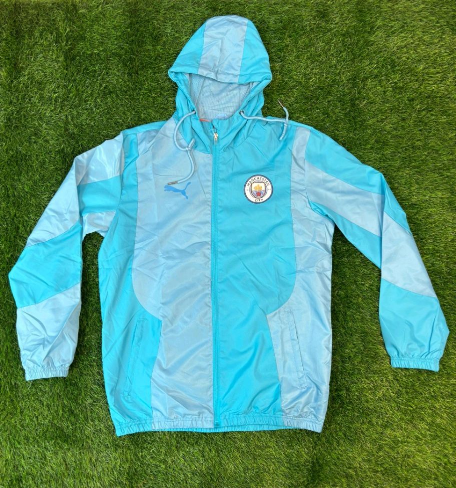 Manchester City Windbreaker Jacket With Hood