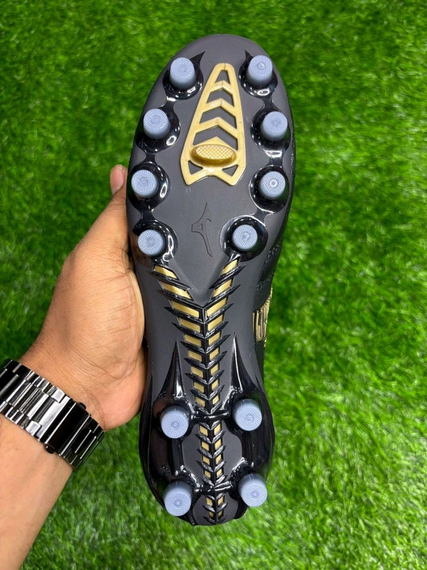 Mizuno Morelia Neo Black And Gold With Lace FG - 6.5