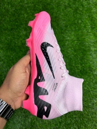 Mercurial Superfly 9 Baby Pink High-Top FG With Lace - 10