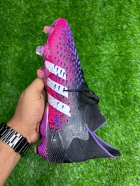 Predator Freak Purple High Top With Lace FG - 6