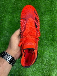 Predator Freak Orange High Top With Lace FG - 6