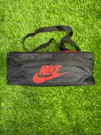 Black With Red Colour Boot And Kit Side Bag