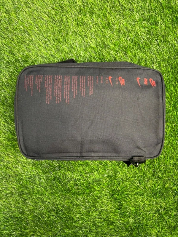 Black With Red Colour Boot And Kit Side Bag