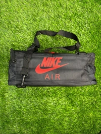 Black With Red Colour Boot And Kit Side Bag