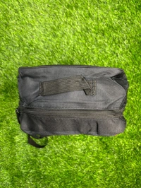 Black With Red Colour Boot And Kit Side Bag