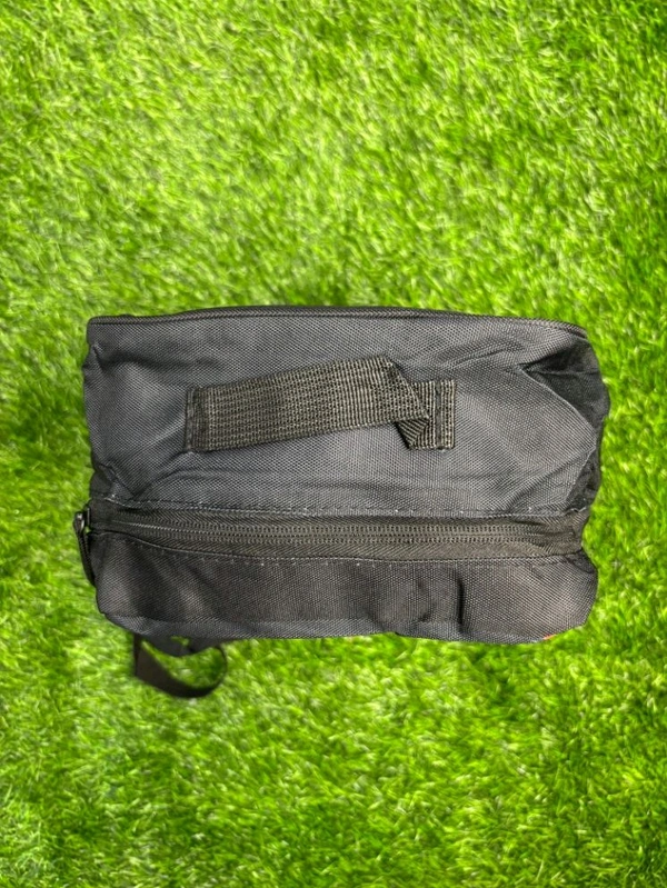 Black With Red Colour Boot And Kit Side Bag