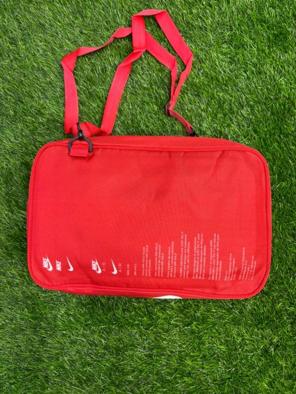 Red Colour Boot And Kit Side Bag