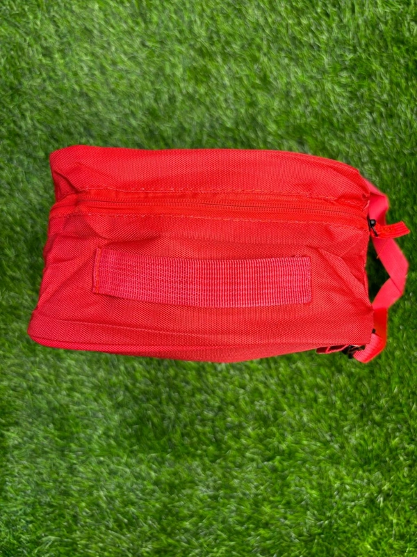 Red Colour Boot And Kit Side Bag