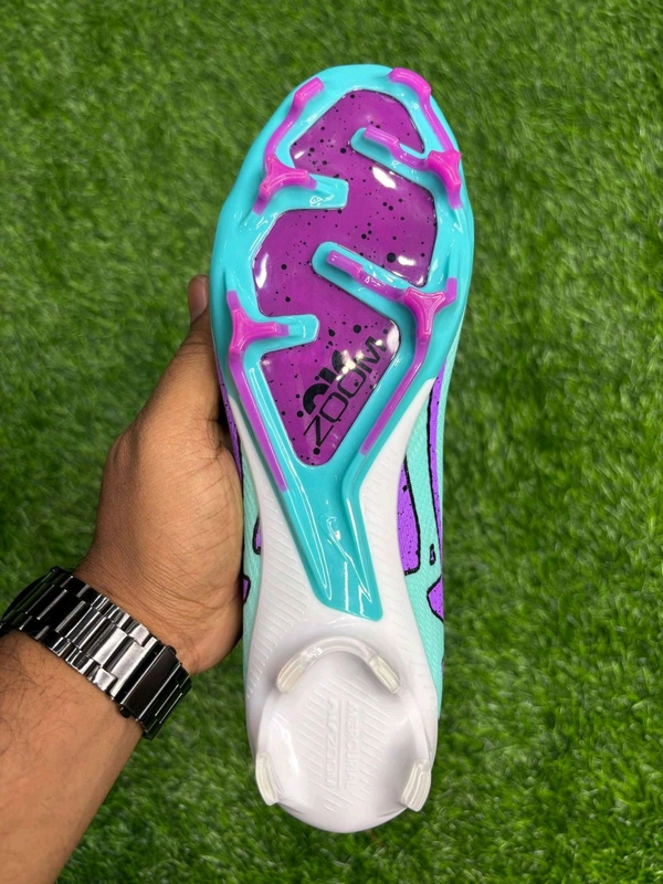 Mercurial Vapor 15 Superfly 9 Sky-blue High Top FG - 7