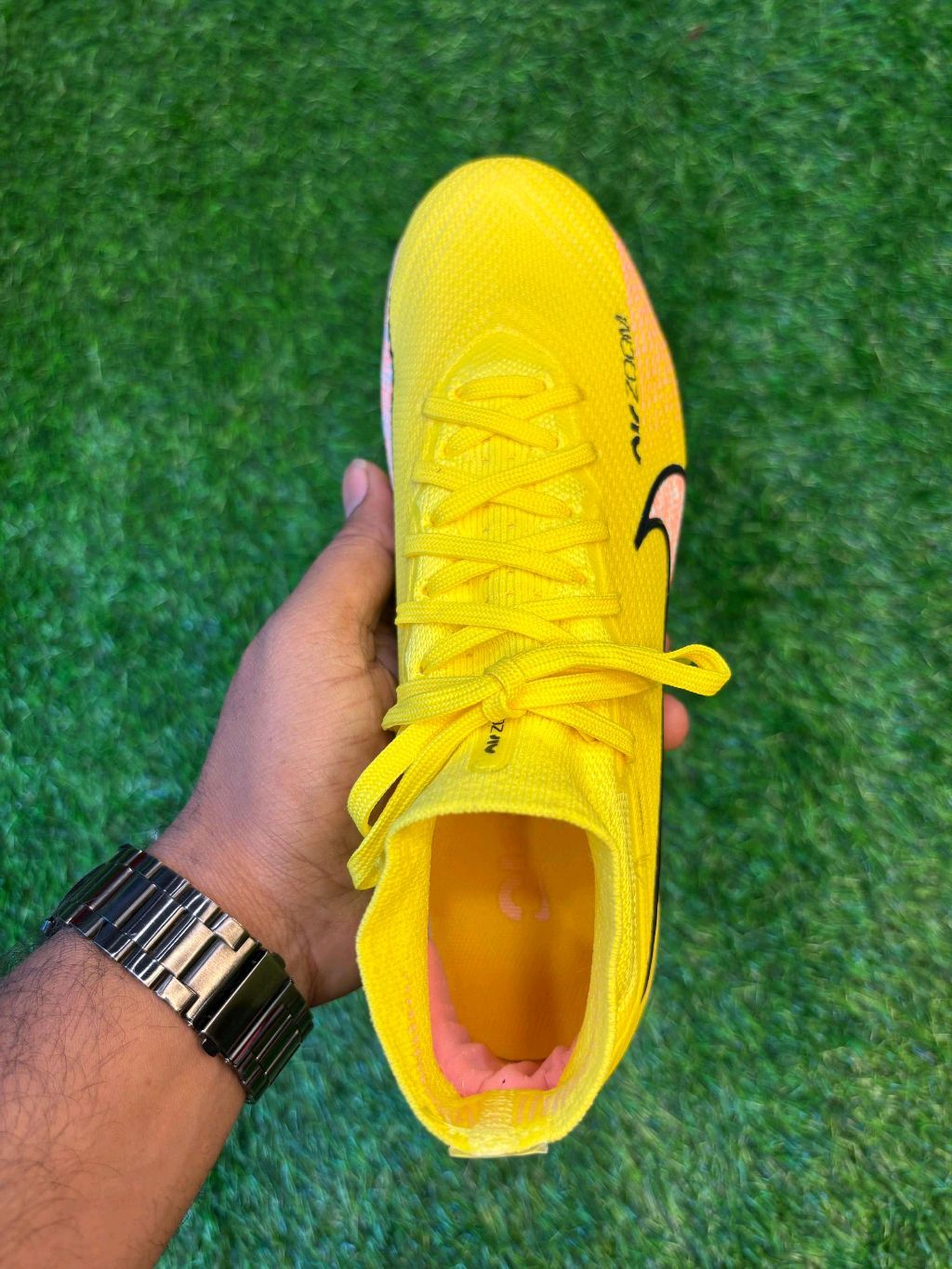 Airzoom Mercurial Superfly 9 High Top FG Yellow