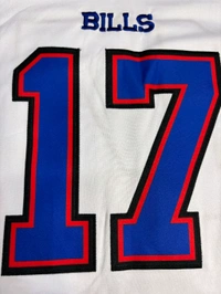 NFL Buffalo Bills White - ALLEN 17 - L