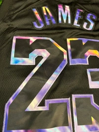 NBA Lakers Rainbow Edition Black- JAMES 23 - M