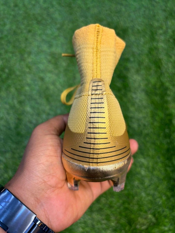 Mercurial Superfly 5 Golden Colour High Top FG - 7