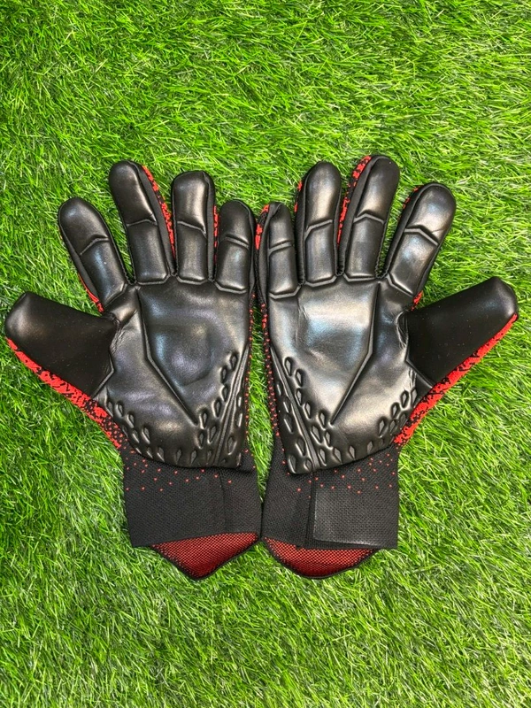 Predator Red And Black GK Gloves - 8