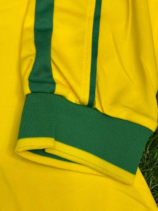 Retro Brazil 1998 World Cup Jersey Full Sleeve - S
