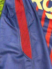 Retro FC Barcelona 17/18 Home Half Sleeve Jersey - L