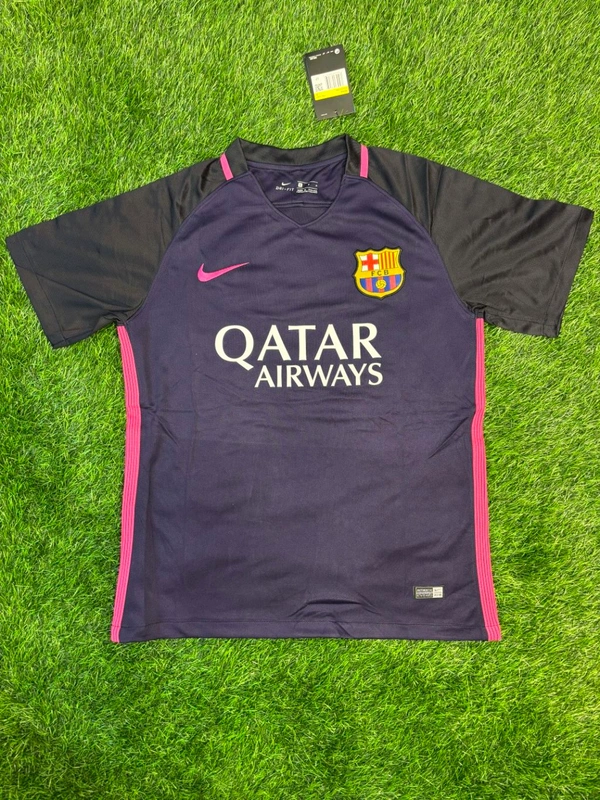 Retro FC Barcelona 16/17 Away Jersey Half Sleeve - S