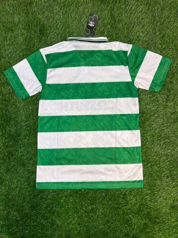 Retro Celtic Home 1989-90 Half Sleeve - S
