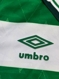 Retro Celtic Home 1989-90 Half Sleeve - L