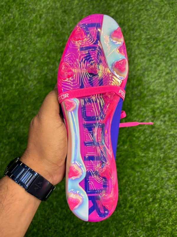 Predator Elite Blue And Pink Foldover With Lace FG - 4.5