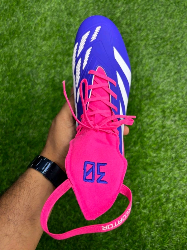 Predator Elite Blue And Pink Foldover With Lace FG - 4.5