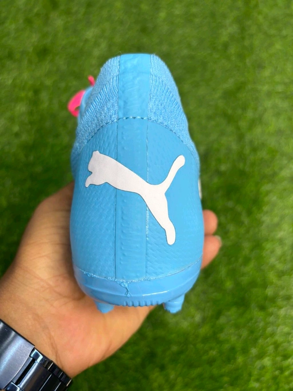 Future Pink And Blue Colour FG+AG Multi Ground Boot With Lace - 6.5