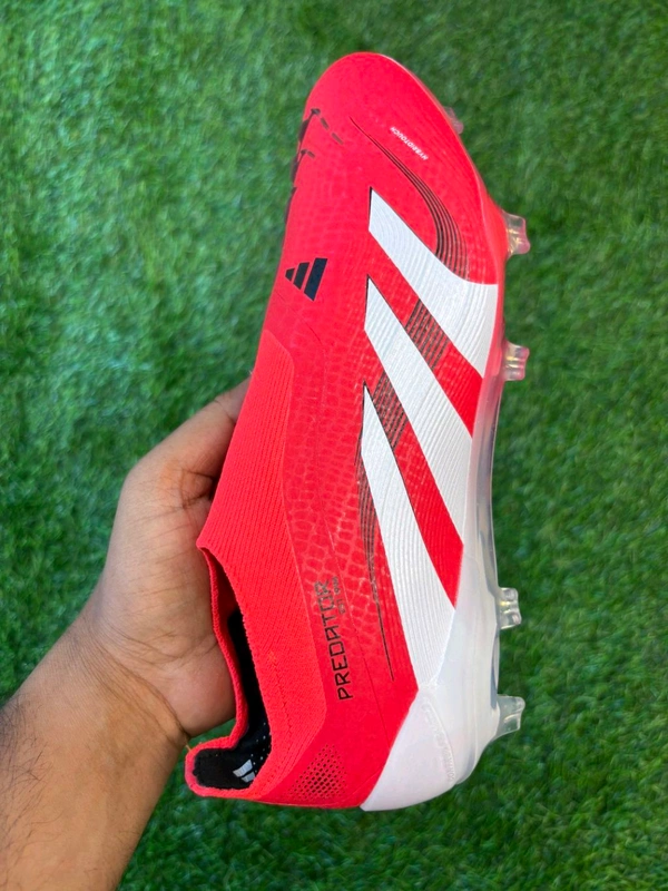 Predator Red Colour FG Without Lace Low-top - 9