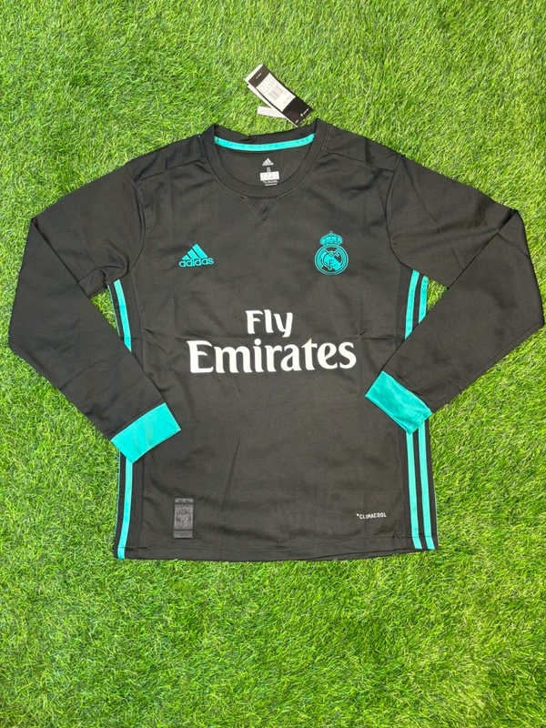 Retro Madrid 2017-18 Away Full Sleeve - L