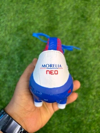 Mizuno Neo 3 White And Blue FG With Lace - 9.5