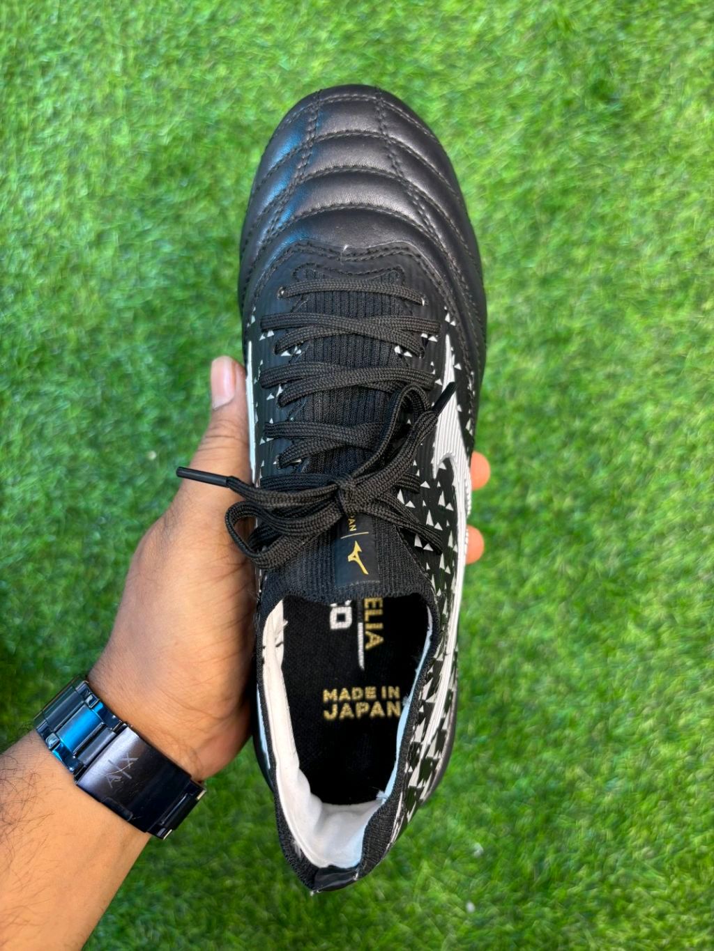 Mizuno Neo 3 Black And Silver FG With Lace