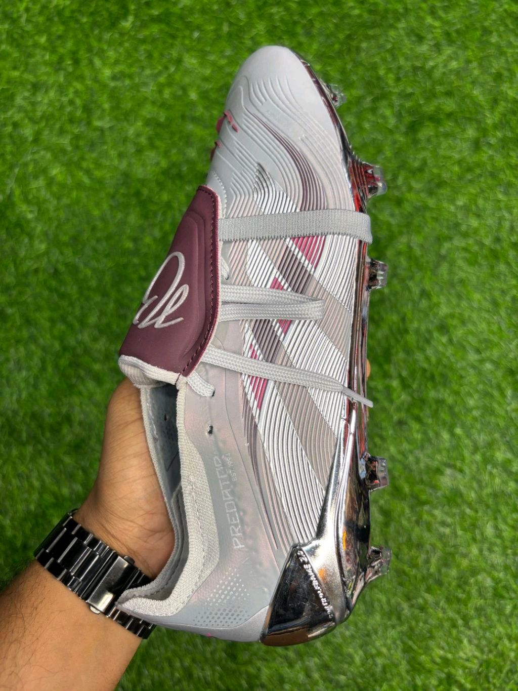 Predator Elite Foldover Grey FG With Lace(Jude Bellingham)
