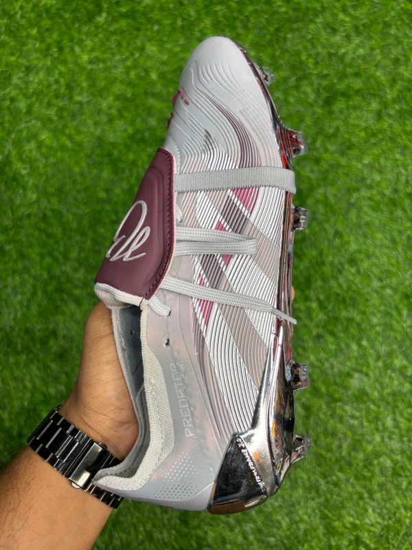 Predator Elite Foldover Grey FG With Lace(Jude Bellingham) - 6.5