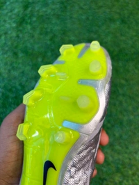 Hypervenom Phantom 3 Grey Green Low-top FG With Lace - 5.5