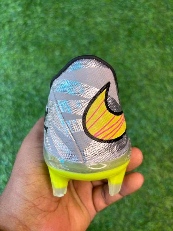 Hypervenom Phantom 3 Grey Green Low-top FG With Lace - 7.5