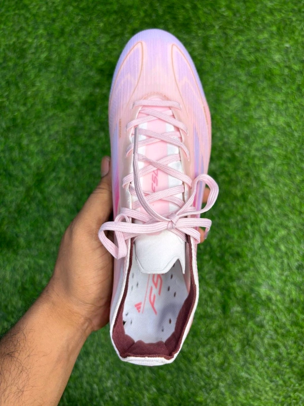 F50 LY Baby Pink Low-top FG With Lace - 6.5