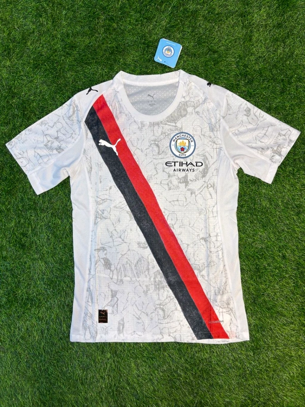 Manchester City 25/26 Away Player Edition Half Sleeve - L